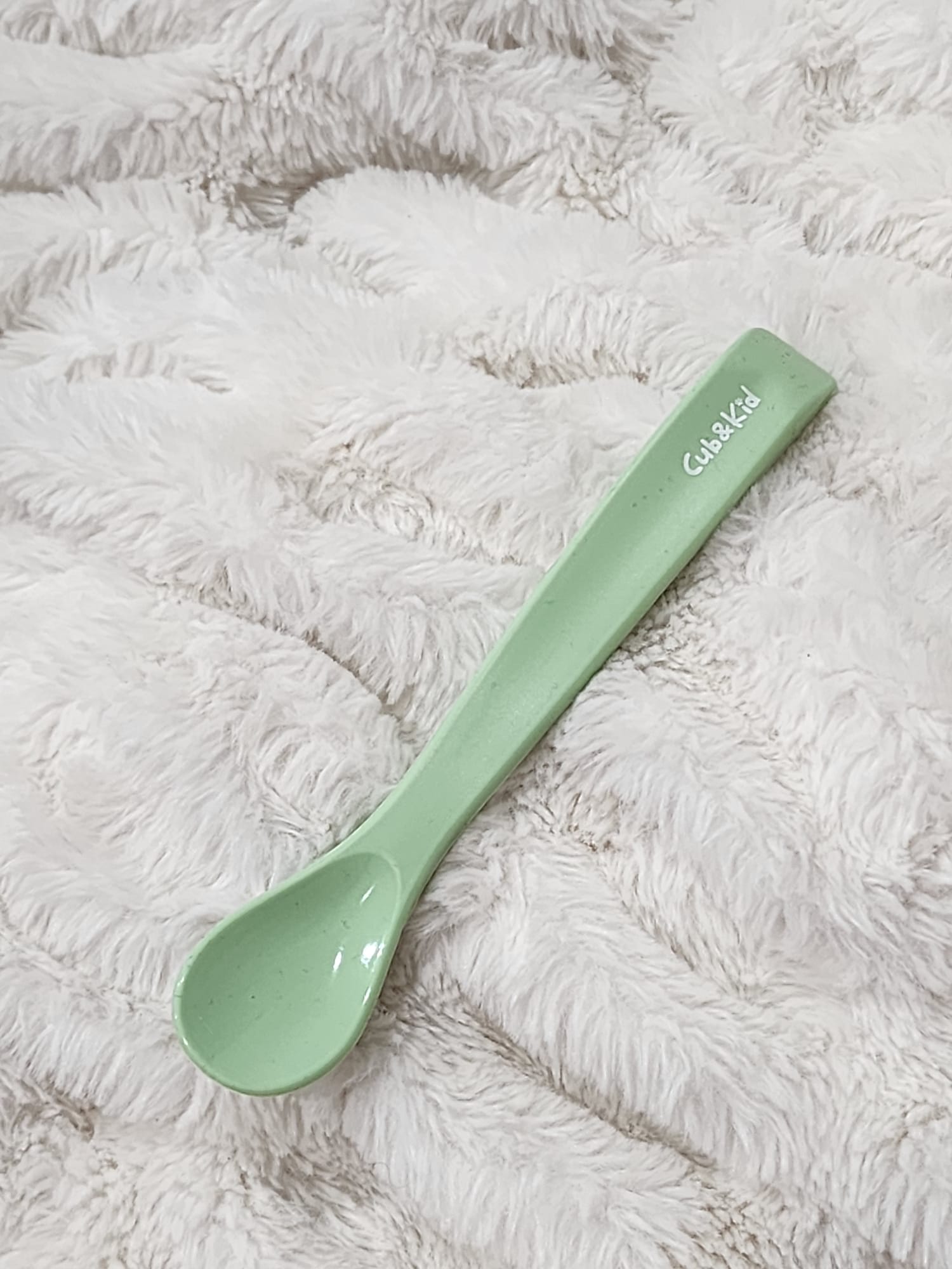 my 1st silicone spoon in green
