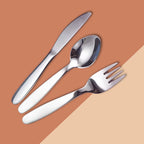 stainless steel kids cutlery set