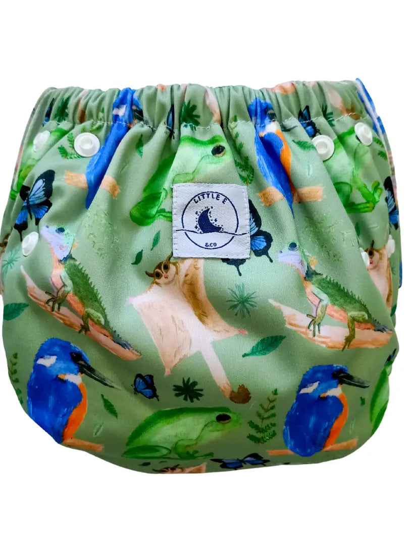 Reusable Swim Nappy green