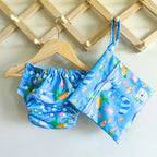 Reusable Swim Nappy & Mini Wet Bag Combo blue