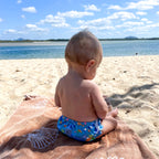 Reusable Swim Nappy at the beach