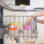 hangable kids cups in dishwasher