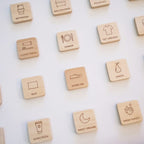 Kids Routine Helper blocks with magnetic base