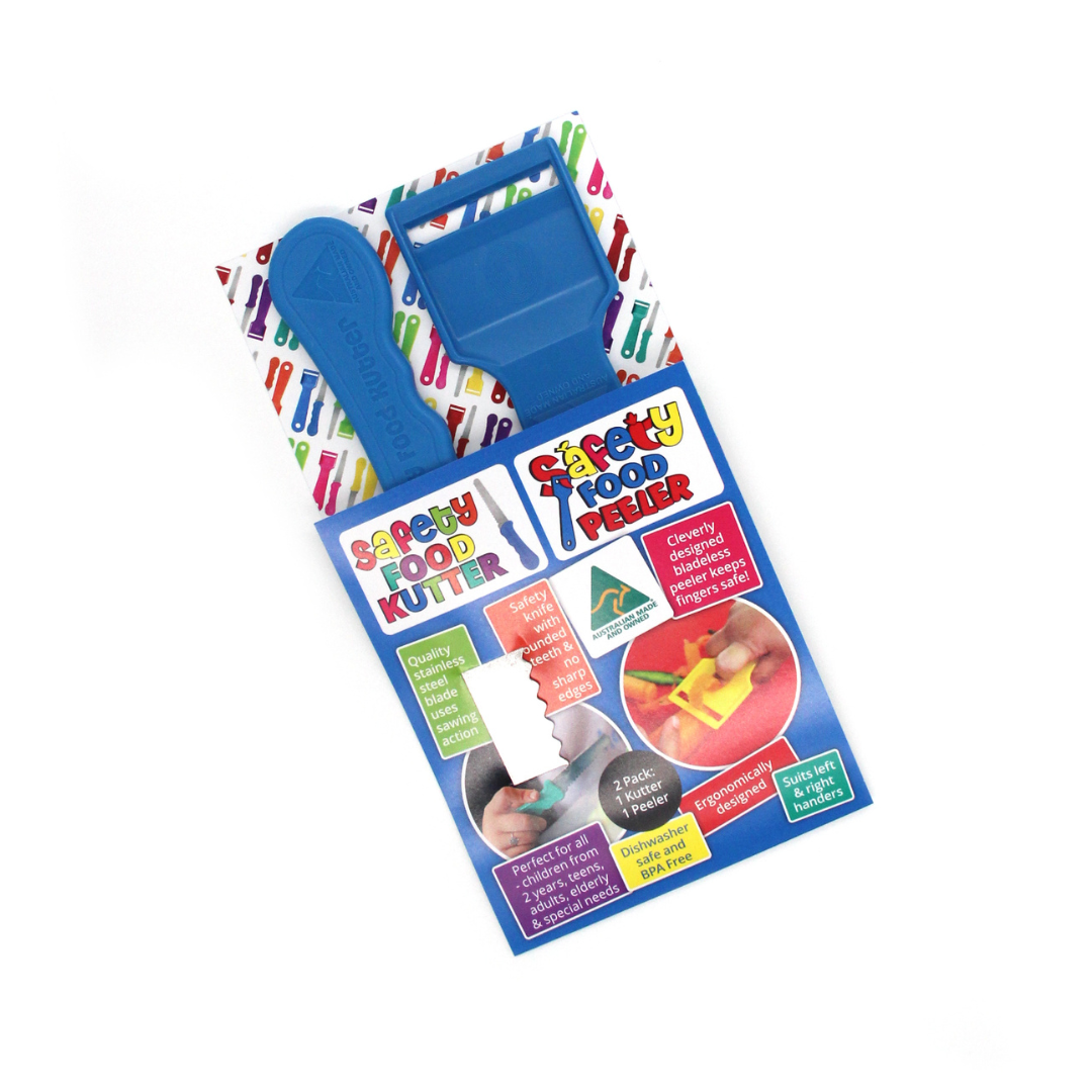 Twin Pack Safety Food Kutter and Safety Food Peeler