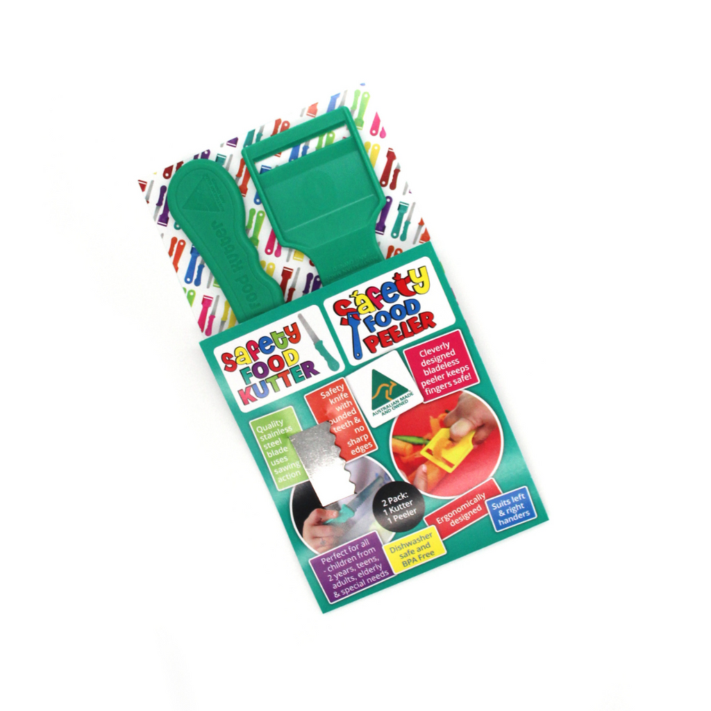 Twin Pack Safety Food Kutter and Safety Food Peeler