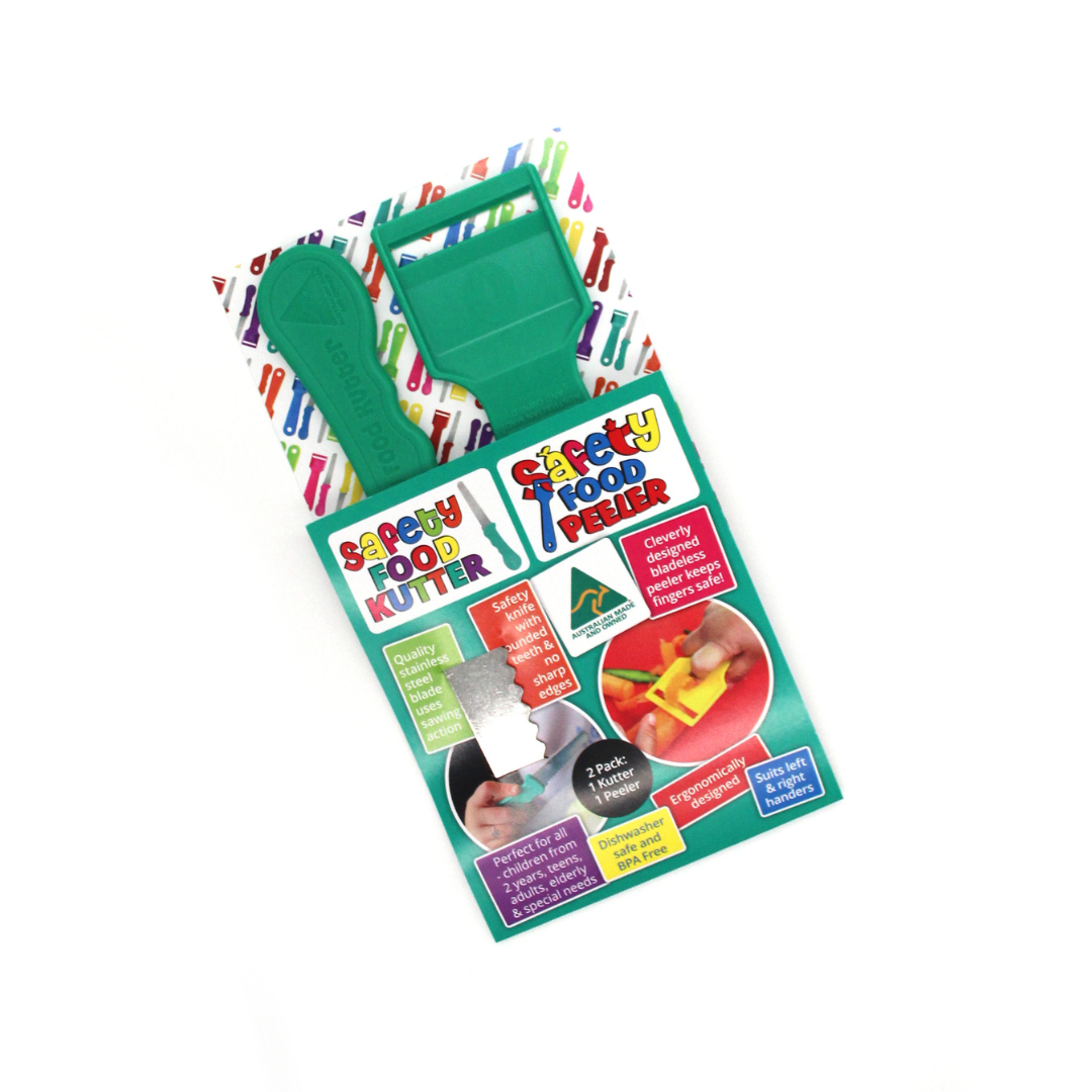 Twin Pack Safety Food Kutter and Safety Food Peeler