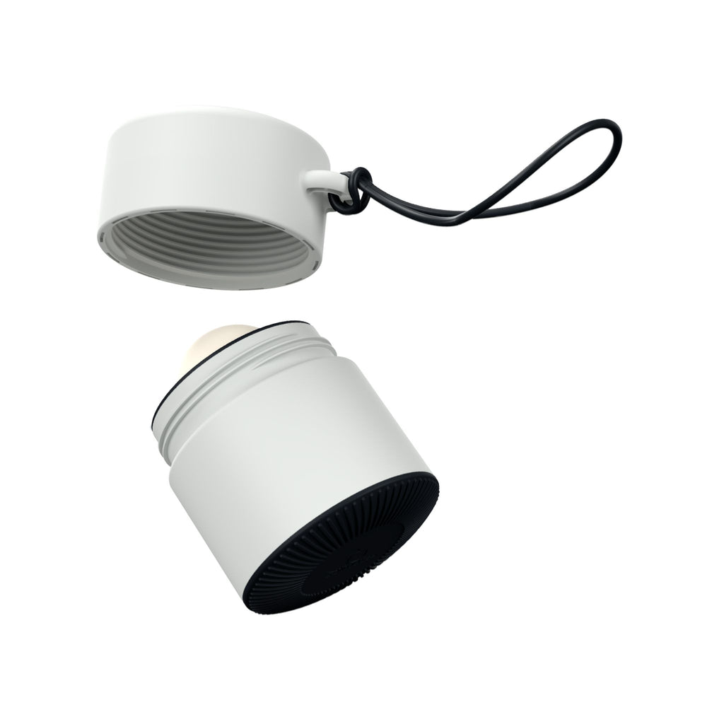 white with black bottom Solmates Refillable Sunscreen Applicator