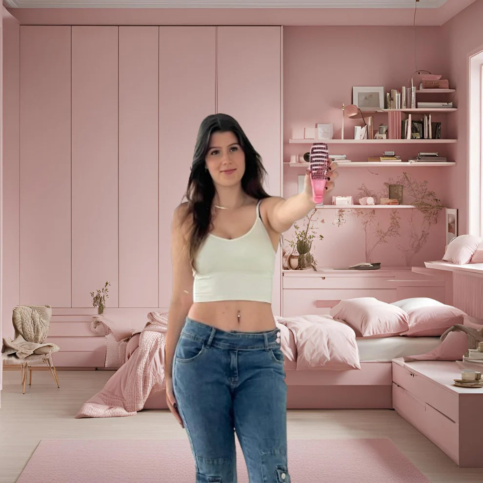 Scream-Free® Palm Hair Brush: Palm Flexi