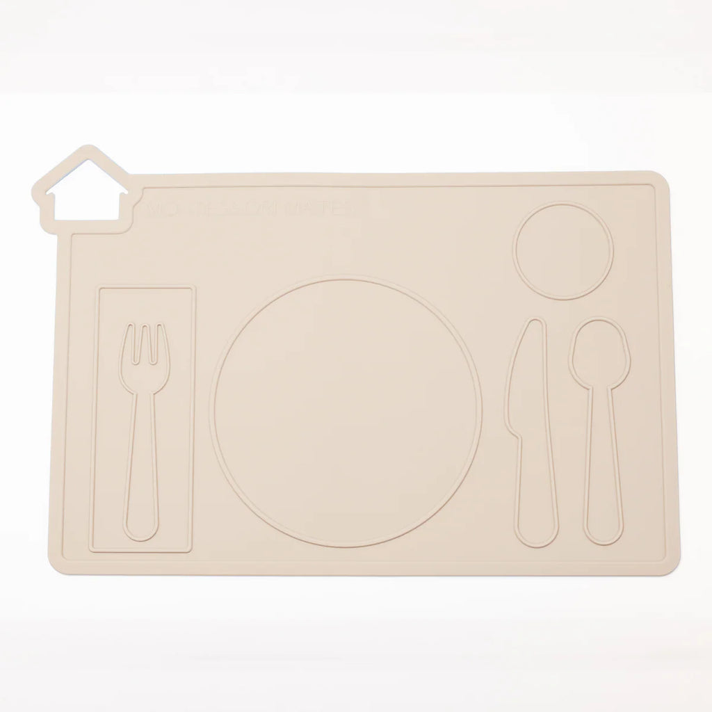 Montessori Mates Silicone Placemat in creme