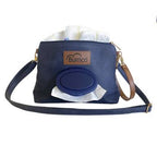 bumco nappy clutch navy blue
