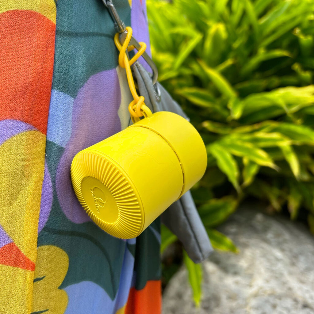 yellow Solmates Refillable Sunscreen Applicator