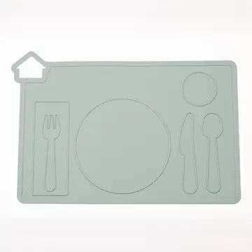 Montessori Mates Silicone Placemat green