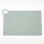 Montessori Mates Silicone Placemat green